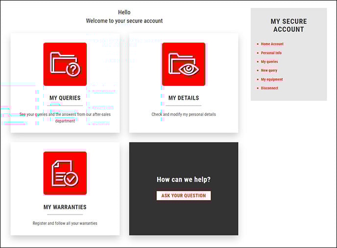 page My account Bridgestone