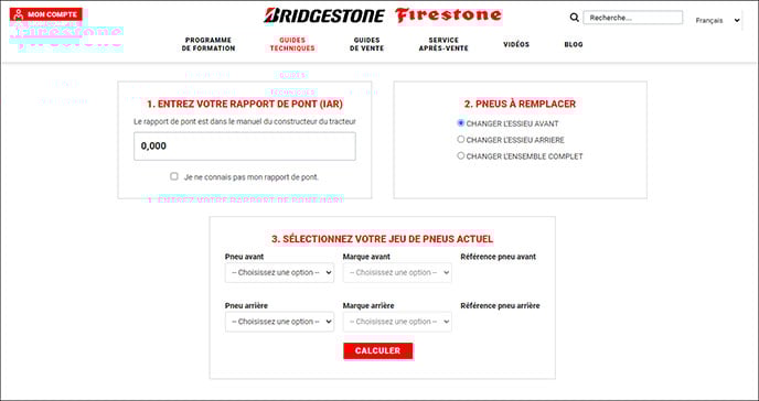 Extranet calcul de prépondérance