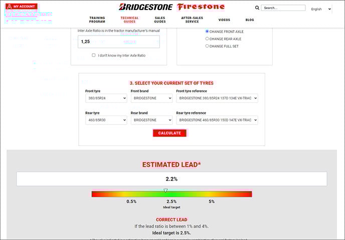 Lead lag calculator